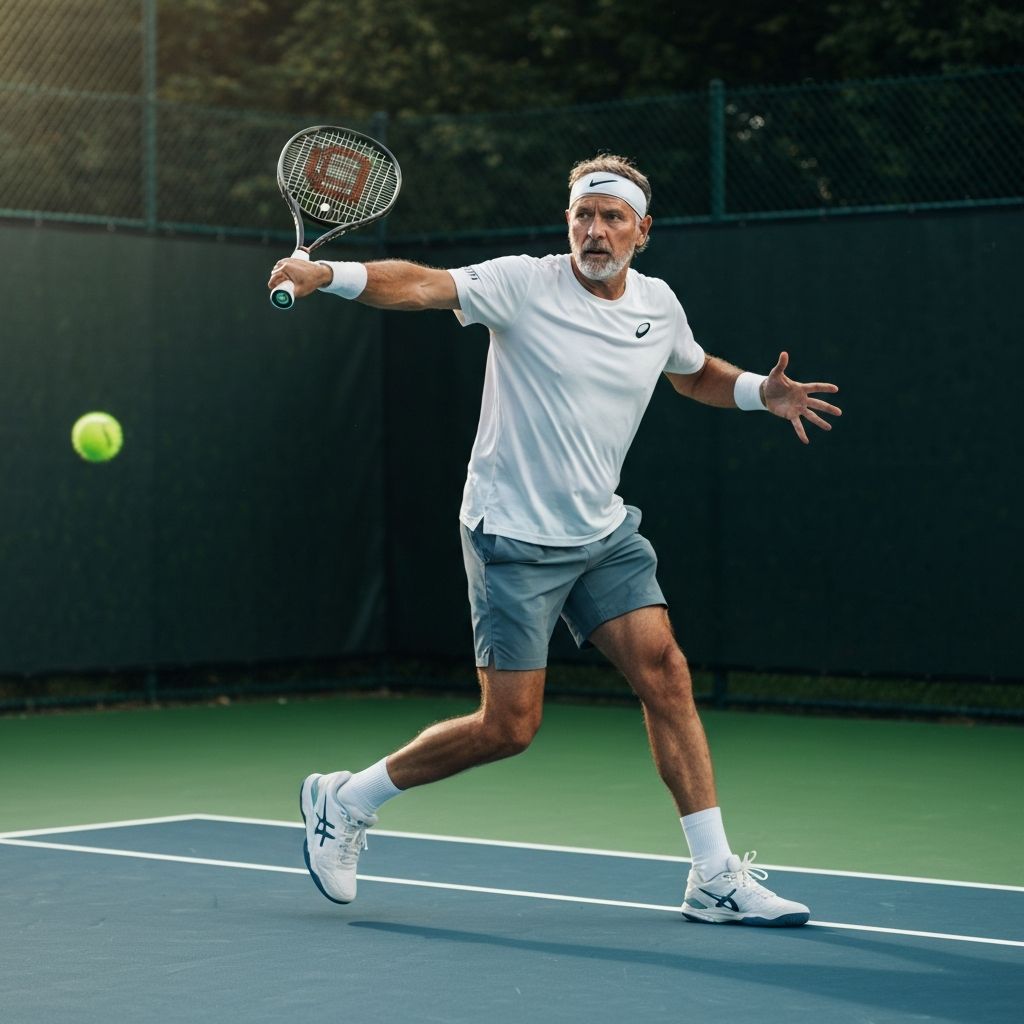 Tennis backhand stroke