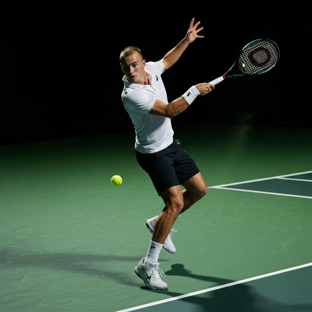 Tennis forehand technique